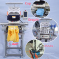 Elucky Computerized embroidery machine price with 7" touch screen for cap t-shirt shoes embroidery